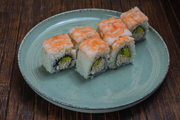 Japanese sushi fastfood- asian traditional snack