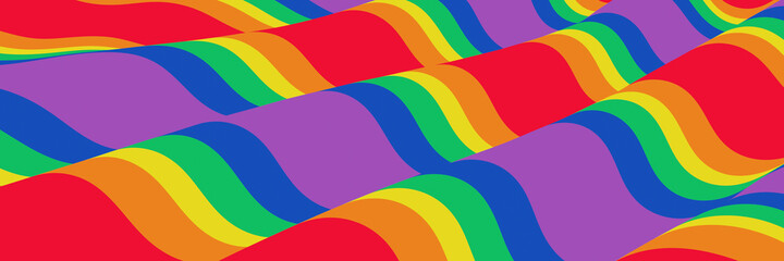 Abstract rainbow color. LGBTQ+ background.