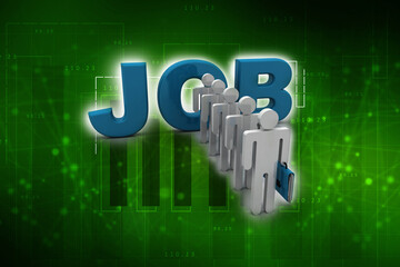 3d illustration Business Network concept