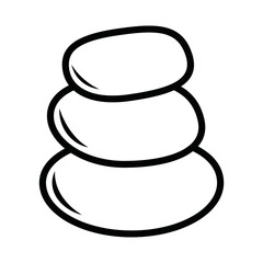 spa stone outline icon
