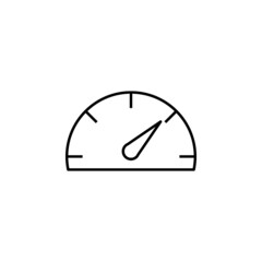 Quick time icon. Fast deadline. Simple element time and timer speed vector icon.