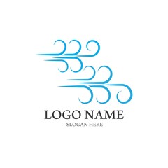 Obraz premium Wind icon vector illustration design