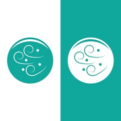 Obraz premium Wind icon vector illustration design