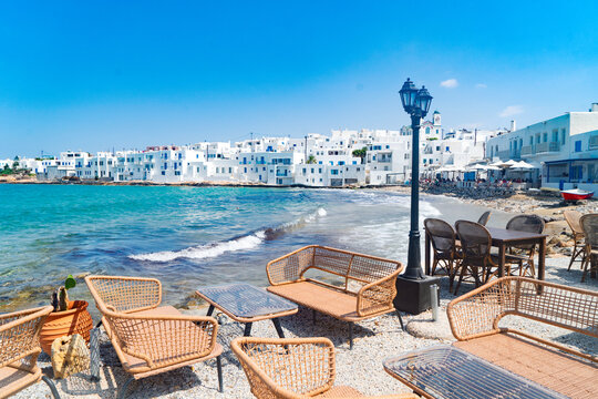 Naoussa waterfront, Paros Greece