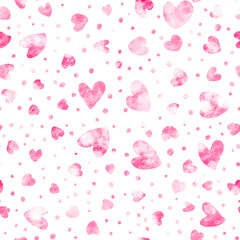 seamless pattern with hearts