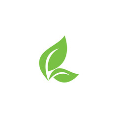 leaf logo icon vector design template
