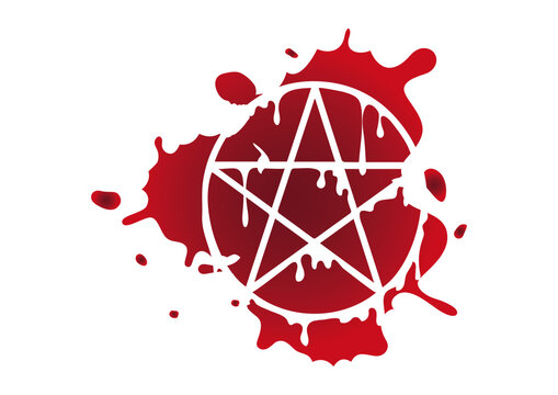 Blood Pentagram - Roblox - Blood Pentagram - Free Transparent PNG Clipart  Images Download