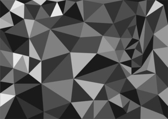 abstract background mosaic style polygon vector illustration grey tone