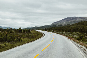 Straße in Norwegen