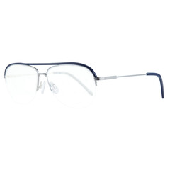 frames of glasses in blue on a white background. Eyeglasses in blue frames.