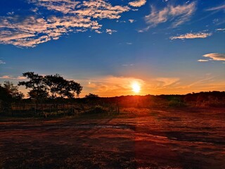 Obraz premium sunset on the beach