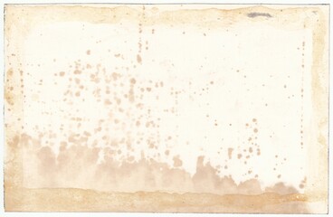Reverse side of the photo. Texture retro cardboard with yellowed dried glue, background