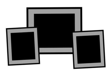 Photo frames background,group of photo frames,empty photo frame background