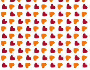 seamless background with hearts