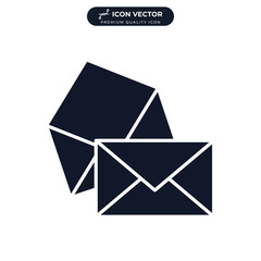 email icon symbol template for graphic and web design collection logo vector illustration