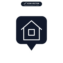 location icon symbol template for graphic and web design collection logo vector illustration