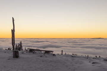 chilling zone above clouds