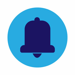 Notification bell icon for incoming inbox message.