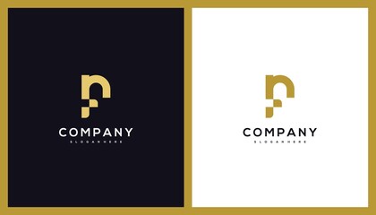 Obraz premium Monogram Lowercase nf Logo Design. Unique Illustration Editable. Creative Vector based Icon Template.