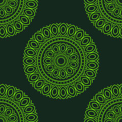 seamless pattern with leaves