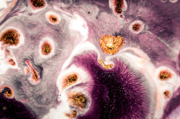 Natural luxury. Ripples of agate. Treasury of art. Swirls of marble. Abstract fantasia with golden powder. Extra special and luxurious- ORIENTAL ART.  