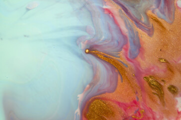 Natural luxury. Ripples of agate. Treasury of art. Swirls of marble. Abstract fantasia with golden powder. Extra special and luxurious- ORIENTAL ART.  