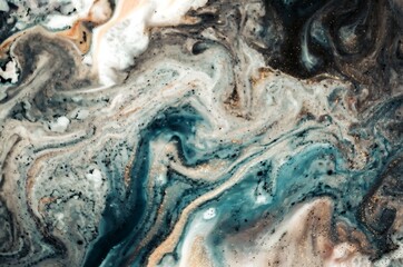 Ripples of agate. Treasury of art. Swirls of marble. Abstract fantasia with golden powder. Extra special and luxurious- ORIENTAL ART.  Natural luxury.