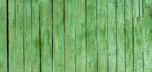 Fototapeta na wymiar green wooden planks background texture.