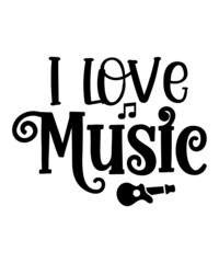 Music SVG Bundle, Music SVG, Music Clipart, Music Cut Files For Silhouette, Files for Cricut, Music Vector, Design Music Notes Svg, Dxf, Png