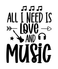 Music SVG Bundle, Music SVG, Music Clipart, Music Cut Files For Silhouette, Files for Cricut, Music Vector, Design Music Notes Svg, Dxf, Png