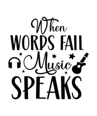 Music SVG Bundle, Music SVG, Music Clipart, Music Cut Files For Silhouette, Files for Cricut, Music Vector, Design Music Notes Svg, Dxf, Png