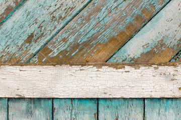 Vintage blue and white wood background texture.