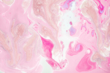 Wild rose. Magical painting. Treasury of art.Unique abstract artwork.Luxury art in Eastern style. Artistic design. Painter uses vibrant paints to create these magic art, with addition golden glitters.