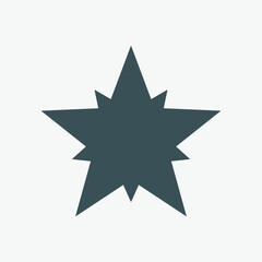 Star Classic rating icon web quality vector illustration cut