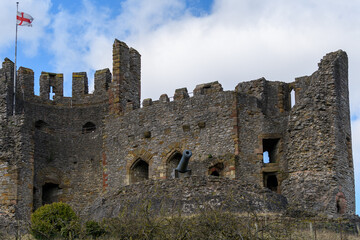 Fototapeta na wymiar Dudley castle ruins