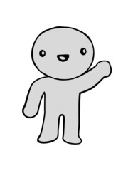 Niedlicher kleiner Mann 