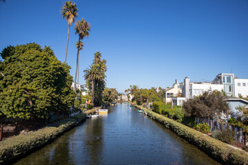 Fototapeta na wymiar Los Angeles Canals, California USA