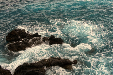 whirlpools in the atlantic ocean, 2, Porto Moniz, Madeira, Portugal