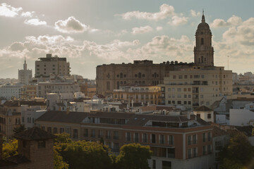 Obraz premium málaga desde altura 