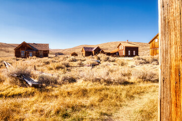 Bodie Ghost Town, Historical State Park in California - obrazy, fototapety, plakaty