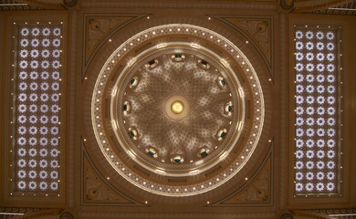 Arab decoration in a large building