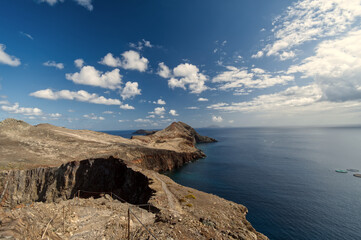 the way to the east coast of sao lourenco, Madeira, Portugal