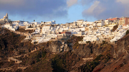 Obraz premium The Greek island of Santorini