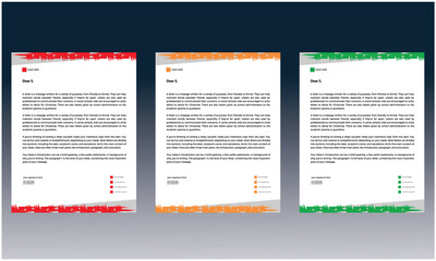 business letterhead design
