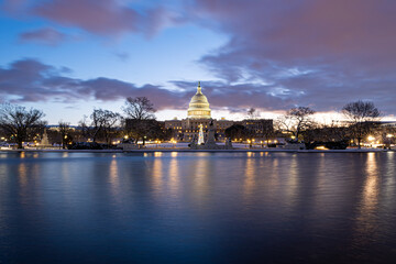 US Capitol Sunrise Long Exposure
