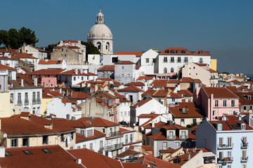 National Panteon and Alfama neighbourhood in Lisbon