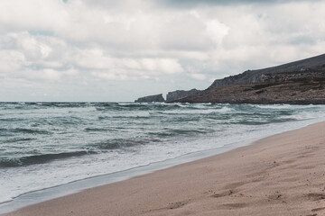 beach and sea on the north Mallorca