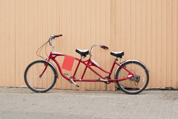 two-seat bicycle
