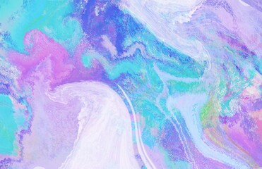 abstract watercolor background with colorful paint strokes, trendy fluid art interior painting for wall decoration, modern poster, cover design template with space for text, layers, bubble surface