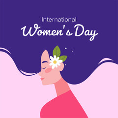 Obraz na płótnie Canvas International women's day vector illustration